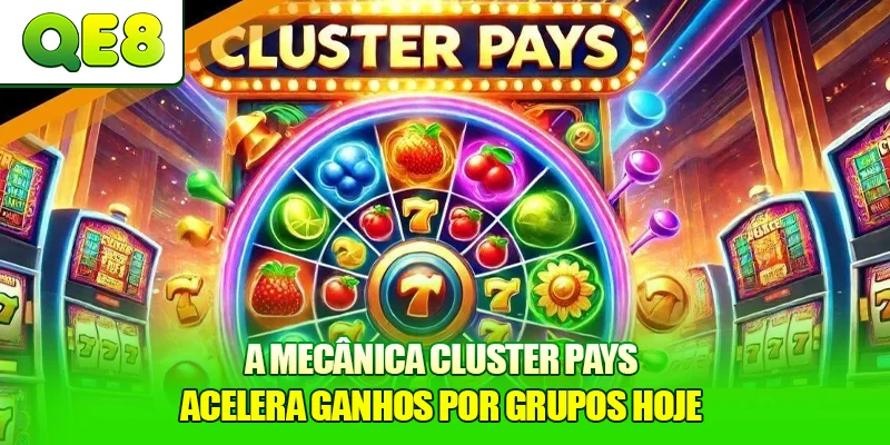A Mecânica Cluster Pays acelera ganhos por grupos hoje
