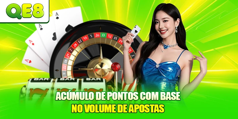 Acúmulo de pontos com base no volume de apostas