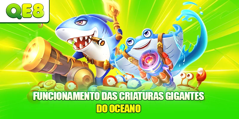 Funcionamento das criaturas gigantes do oceano