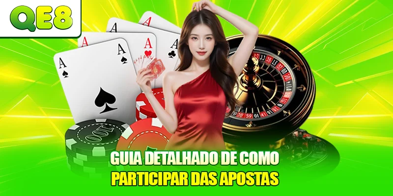 Guia detalhado de como participar das apostas