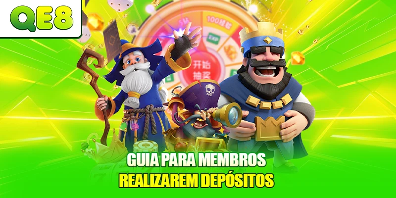 Guia para membros realizarem depósitos