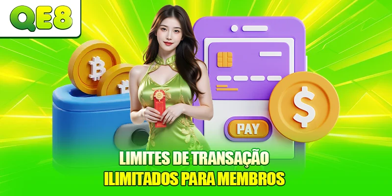 Limites de transação ilimitados para membros