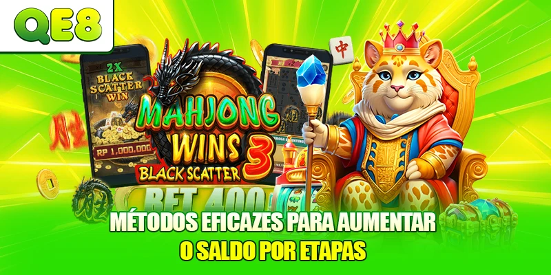 Métodos eficazes para aumentar o saldo por etapas