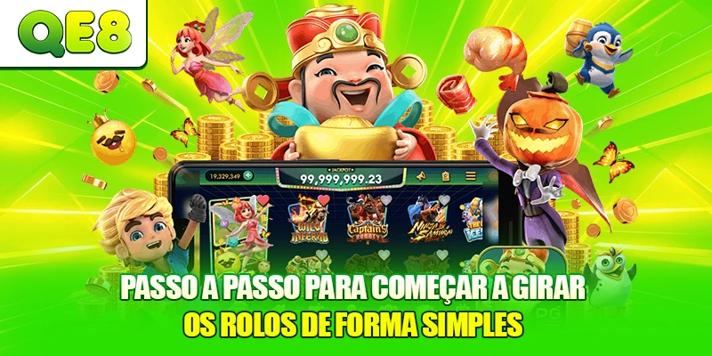 Passo a passo para começar a girar os rolos de forma simples