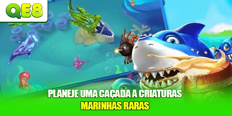 Planeje uma caçada a criaturas marinhas raras