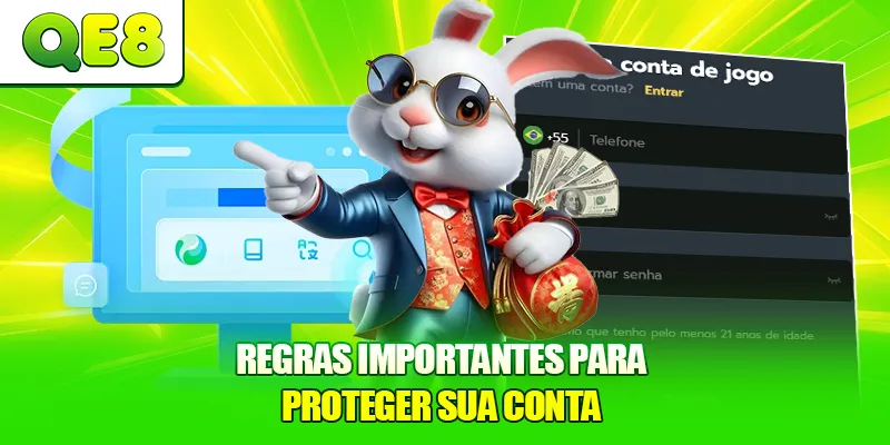Regras importantes para proteger sua conta