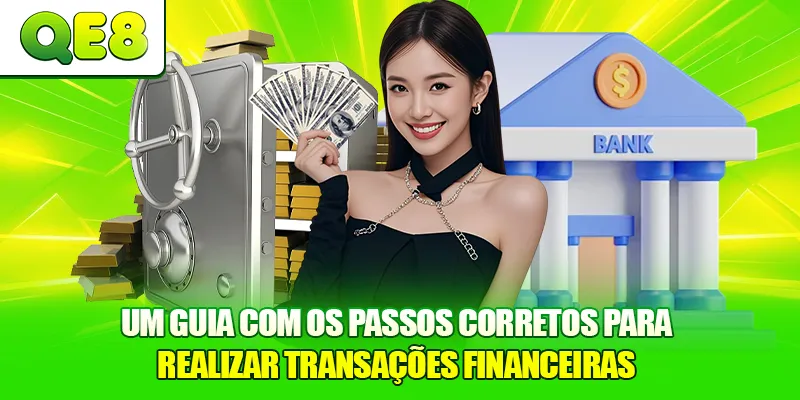 Um guia com os passos corretos para realizar transações financeiras