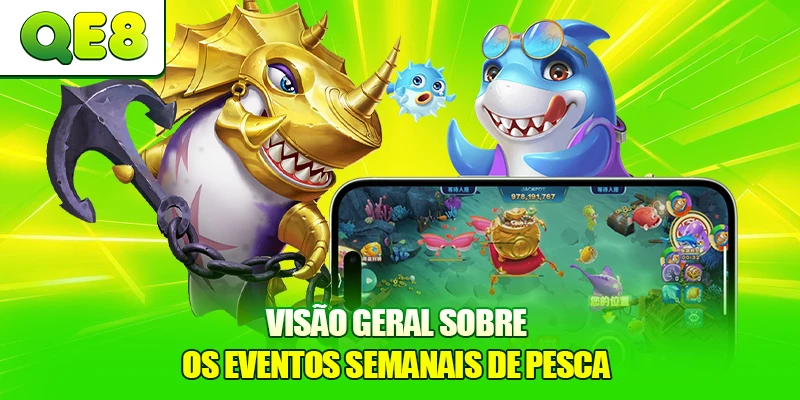 Visão geral sobre os Eventos Semanais de Pesca